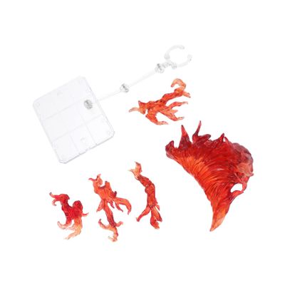 Alasum 1set Action Figure Stand Set Fire Special Effect Bracket for Display Flexible Mannequin Holder