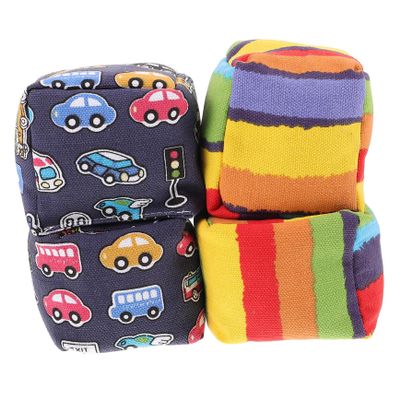 Abaodam 4pcs Boys and Girls Bean Bags Toss Game for Outdoor Fun Cloth Tossing Bags for Coordination Gatherings and Outdoor Activities