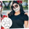 NOLITOY 50Pcs Pirate Earrings for Cosplay Halloween Costume Party Accessories Pirate Themed Hoop Earrings for Dress Up and Decoration view 2