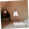 BESPORTBLE Doll House Miniature LED Desk Lamp Switch European Style Table Lamp for 1:12 Scale Dollhouse Decor for Mini House Accessories and Lighting view 3