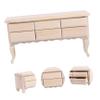Alasum 1pc Miniature Desk Model Dollhouse Furniture for Decor Compact Room Accessory Realistic Design for Miniature Scenes view 4