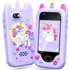 Gocina Kids Smart Phone , Toddler Phone with Camera, Music, Games & 32GB Card, Valentine's Day Birthday Gift Cell Phone for Girls Age 3-8 Year Old view 1