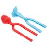 Toyvian 2pcs Maker Clips Creative Handle Shape Tools for Outdoor Fighting Toy for Boys and and Snowman Designs Keeps Hands Warm and Clean view 1