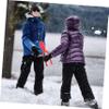 Toyvian 2pcs Maker Clips Creative Handle Shape Tools for Outdoor Fighting Toy for Boys and and Snowman Designs Keeps Hands Warm and Clean view 3