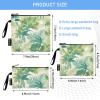 linqin Dreamy Sea Green Fern 3-Pack Reusable Snack Bags Multi-Use Emergency Food Bag for Camp Friends and Gear view 3
