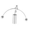 Toyvian Iron Weightlifting Cylinder Desktop Ornament Man Tumbler for Home/Office Decor Fun Science Motion Toy for Ages view 1