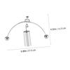 Toyvian Iron Weightlifting Cylinder Desktop Ornament Man Tumbler for Home/Office Decor Fun Science Motion Toy for Ages view 2
