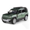 1 24 for Defender 110 SUV Alloy Diecast Metal Scale Car Model Collection Sound Light Off-Road Vehicles Car Gifts Simulation Vehicle Playset(Green) view 1