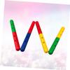 Abaodam 2pcs Vocal Dance Relay Wand for Boys and Girls 35cm Gymnastics Stick Sound Portable Sports Competition Supplies for Dance and Relay Games view 2