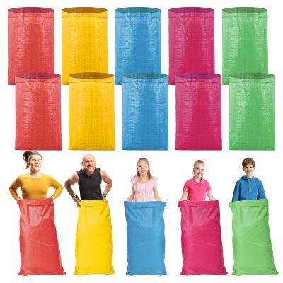 15Pcs Colorful Potato Sack Race Bags, Reusable Vegetable Produce Bags for Potato Tomato Onion Bean Corn Garlic Storage