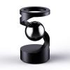Desktop Suspended Gyroscope, Anti-Gravity Desktop Gyro, Gravity Defying Kinetic Desk Toy, Executive Desk Toy Levitating Spinning Metal, Rotating Spinner with Floating Ball for Desktop Decor(Black) view 1