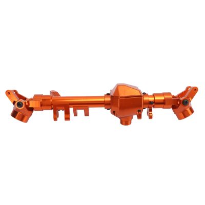 Aluminum Alloy Upgraded RC Front Axle Housing for Axial SCX6 1/6 RC Car (Orange)