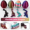4PCS 3D Printed Dragon Eggs Fidget Toys,Mystery Crystal Dragon Egg for Easter Basket Stuffers, Easter Toys & Decor  Unique Easter Basket Essentials for Kids & Collectors (4 Pack) view 3