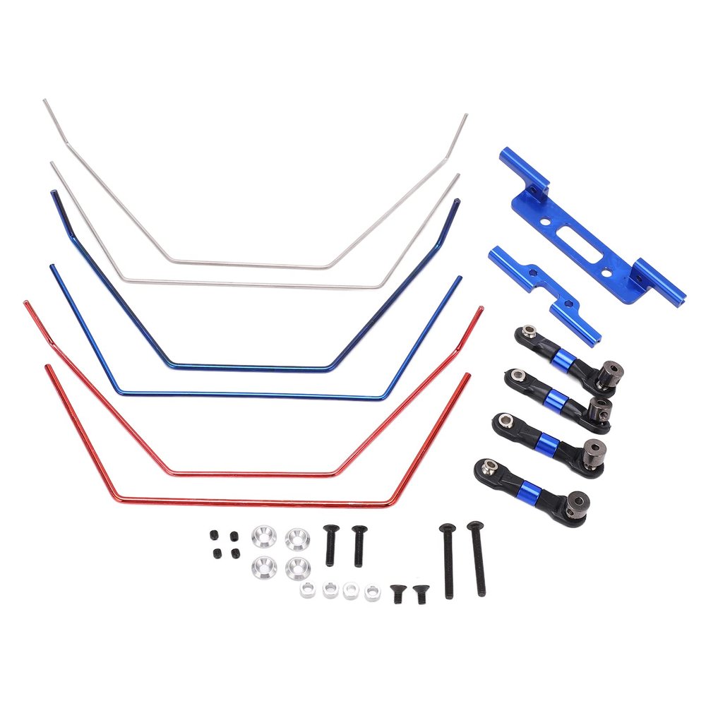 EVTSCAN RC Metal Front and Rear Wide Sway Bar Kit Upgrade Performance Control for Slash 2WD RC Car