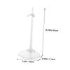 Abaodam 6pcs Transparent Doll Stands Versatile Display Holders for Showcasing Dolls Suitable for Home Store and Collection Use view 2