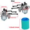 CH440 Carburetor Tune Up Kit Fits for Kohler Command Pro 420CC 14HP Gas Lawn Mower Engine Parts Carb Replace 17 853 53-S 17 853 96-S 17 853 113-S with Air Filter view 4