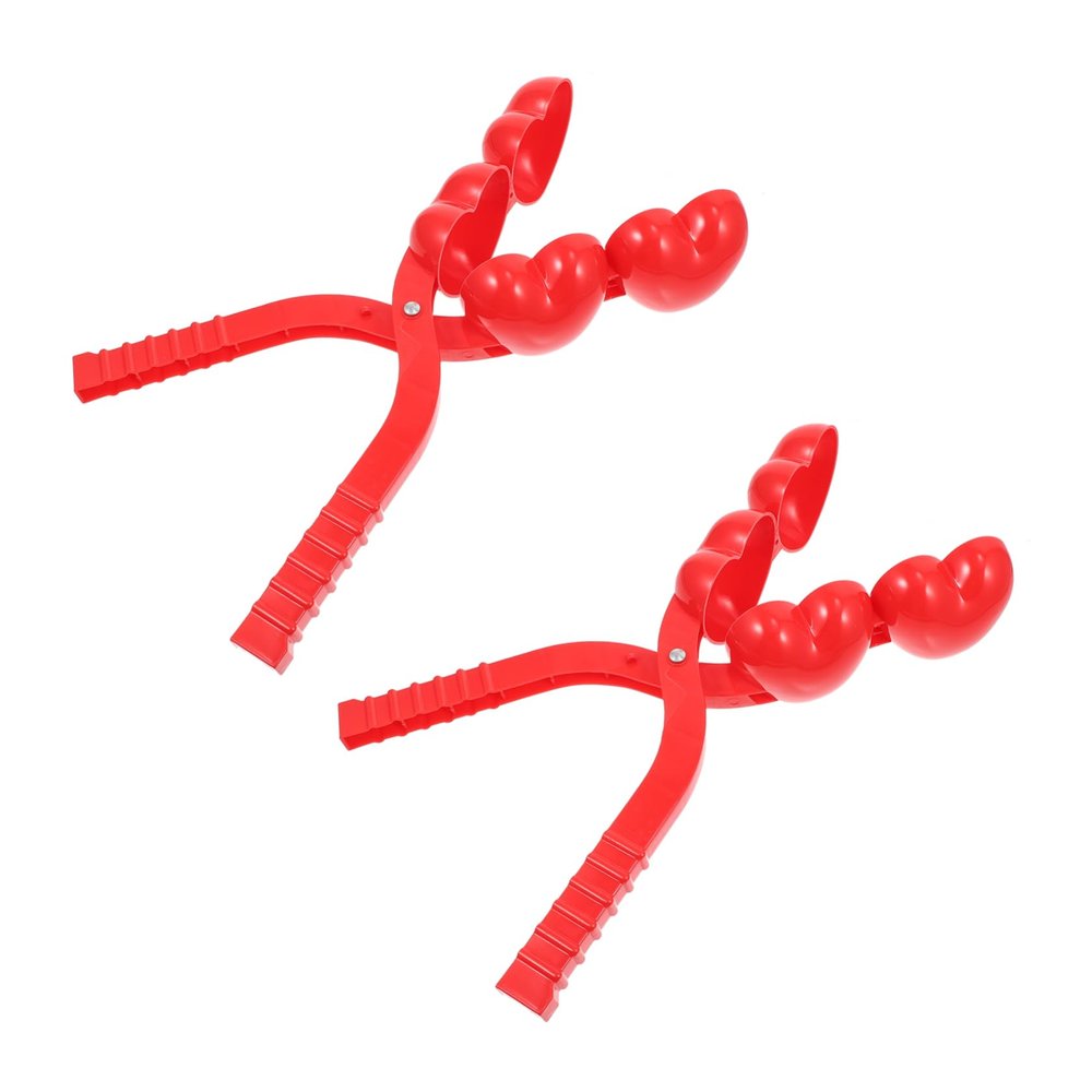 YARNOW 2pcs Outdoor Maker Clips Heart-Shaped Fighting Tools for Fun Playtime Comfortable Grip for Easy Use for Boys and Girls and Adults