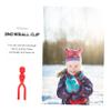 YARNOW 2pcs Outdoor Maker Clips Heart-Shaped Fighting Tools for Fun Playtime Comfortable Grip for Easy Use for Boys and Girls and Adults view 3
