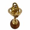 Brass Armillary Antique Style Sphere Astrolabe Nautical Marine Tabletop Globe Handmade Brass Tabletop Armillary 5 Inch view 1