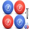 10 Inch Kickball Set, Playground Ball with Carrying Bag and Pump, Dodge Balls for Kids and Adults, Bouncing Sport Handball and Toy Ball, Outdoor Rubber Balls Official Camps and Schools Play Ball view 1