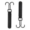 1 Pair Mom Bag Hanger Strollers Double Hook Pram Car Accessories Baby Cart Organiser Strollers Cart Hanger Clips view 1