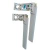 70/105mm x 160mm Dual-Inlet Rudder for RC H-Shrimp & Tunnel Boats - L-Shaped 6061 Aluminum Base(105 * 160mm) view 3