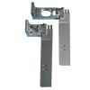 70/105mm x 160mm Dual-Inlet Rudder for RC H-Shrimp & Tunnel Boats - L-Shaped 6061 Aluminum Base(105 * 160mm) view 4