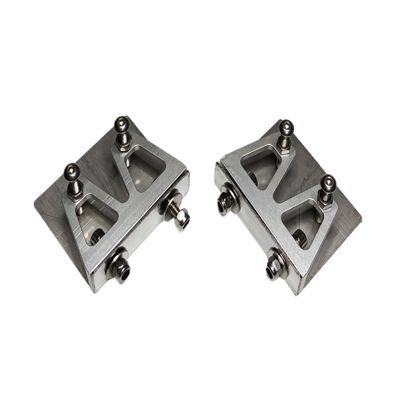 Medium RC O Boat Trim Tab - 46mm x 56mm CNC Machined Aluminum with Anodized Finish