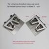 Medium RC O Boat Trim Tab - 46mm x 56mm CNC Machined Aluminum with Anodized Finish view 2
