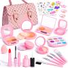 Toddlers Pretend Play Makeup Set for Kids 3-5, Fake Makeup for Girls with Toddler Purse, Make up Kit Toys for 3 4 5 6 7 Year Old Little Girls Birthday Gift view 1