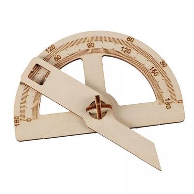 DYNWAVE 3X DIY Handmade Angle Ruler Angle Measure Tools Experiment Toy for Classroom