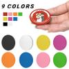 100 PCS Custom Poker Chips, 9 Colors Drink Tokens Chips, Double Sides Full-Color Print Your Logo and Text, Personalized Plastic Poker Chips for Bar Promotions, Golf Club, Parties & Events (Black) view 3
