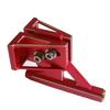 6.35mm x 90mm Reinforced Shaft Bracket for RC Racing Boats - 7075 Hard Aluminum Construction(Red) view 1