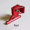 6.35mm x 90mm Reinforced Shaft Bracket for RC Racing Boats - 7075 Hard Aluminum Construction(Red) view 2