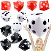 12 Pcs Giant Inflatable Dice Jumbo Blow Up Dices Large Dice Toys for Summer Outdoor Game Beach Swimming Pool Party Favors (Color Style 2) view 1