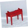 Abaodam Miniature Desk Model for Dollhouse Scale Wooden Writing Table Stylish Furniture Adornment for Home Decoration and Creative Mini House Layouts view 2