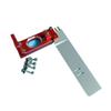 160mm Dual-Inlet Racing Rudder for RC Gasoline Boats - L-Shaped 6061 Aluminum Base, Red Anodized(102 * 160mm) view 1