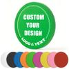 100 PCS Custom Poker Chips, 9 Colors Drink Tokens Chips, Double Sides Full-Color Print Your Logo and Text, Personalized Plastic Poker Chips for Bar Promotions, Golf Club, Parties & Events (Green) view 1