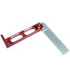 160mm Dual-Inlet Racing Rudder for RC Gasoline Boats - L-Shaped 6061 Aluminum Base, Red Anodized(177 * 160mm) view 1