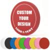 100 PCS Custom Poker Chips, 9 Colors Drink Tokens Chips, Double Sides Full-Color Print Your Logo and Text, Personalized Plastic Poker Chips for Bar Promotions, Golf Club, Parties & Events (Red) view 1