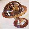 Brass Globe Armillary/Engraved Nautical Horoscope Globe/Brass Tabletop Sphere Antique astrolabe armillary globe/Zodiac Brass Armillary 8 Inch view 3