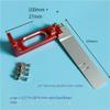 160mm Dual-Inlet Racing Rudder for RC Gasoline Boats - L-Shaped 6061 Aluminum Base, Red Anodized(127 * 160mm) view 2