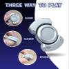 Alloy Metal Fidget Toys Adults,3-in-1 Silent Fidget Spinner,Stress Relief fidgets,Christmas Sensory Toys for Adult (2 Pcs) view 3