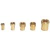 Brass Bushing for Model Ship Shaft - DIY Nautical Simulation Parts (2-5mm Sizes), Realistic Ship Building Accessory, 5 Piece(4mm-2mm) view 1