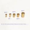 Brass Bushing for Model Ship Shaft - DIY Nautical Simulation Parts (2-5mm Sizes), Realistic Ship Building Accessory, 5 Piece(4mm-2mm) view 2