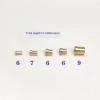 Brass Bushing for Model Ship Shaft - DIY Nautical Simulation Parts (2-5mm Sizes), Realistic Ship Building Accessory, 5 Piece(4mm-2mm) view 4