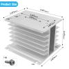 Heat Sink for MD MDK Blocking Diode,Solar Diodes, Anti-Reverse One Way 55A 110A 250A H110 Radiator for Solid State Relay view 4