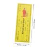 DOITOOL Traditional Chinese Style Feng Shui Cards 9pcs Amulet for Health Wealth Decorative view 2