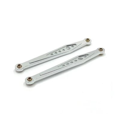 1/12 RC Car Upgrade Parts Accessories 124006 12423 12427 12428 12429 Metal Rear Link Tie Rod(Silver)