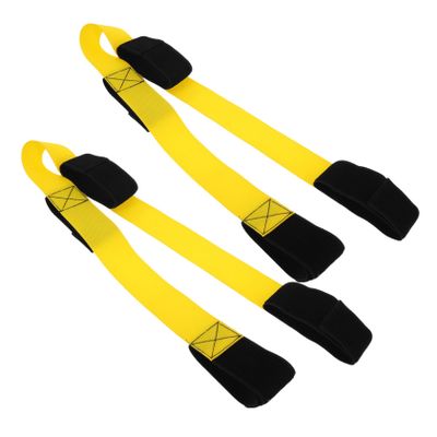 Abaodam 2pcs Giant Footstep Race Bands for Boys and Girls and Adults Elastic Team Building Equipment for Outdoor Carnival Field Day Relay Races Backyard Parties and Family Fun Activities
